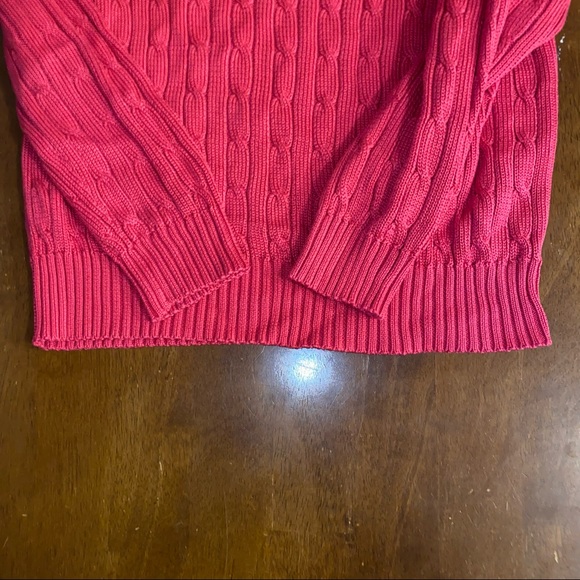 SOLD Ralph Lauren Hot Pink Sweater - Picture 10 of 11